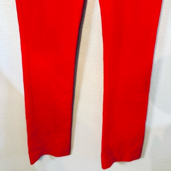 Express Pants Sz 2R The Columnist Red Straight Legs Pockets Like-New Classy - Picture 3 of 16